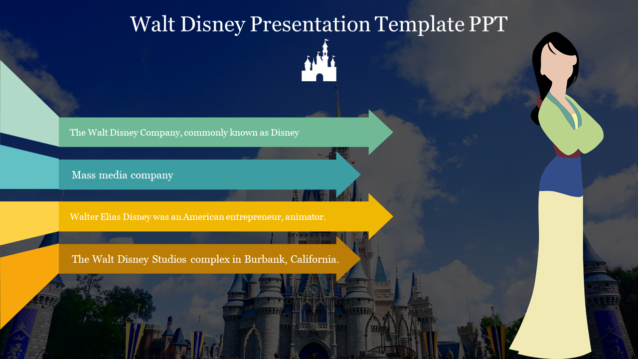 Walt Disney PPT Presentation Template and Google Slides